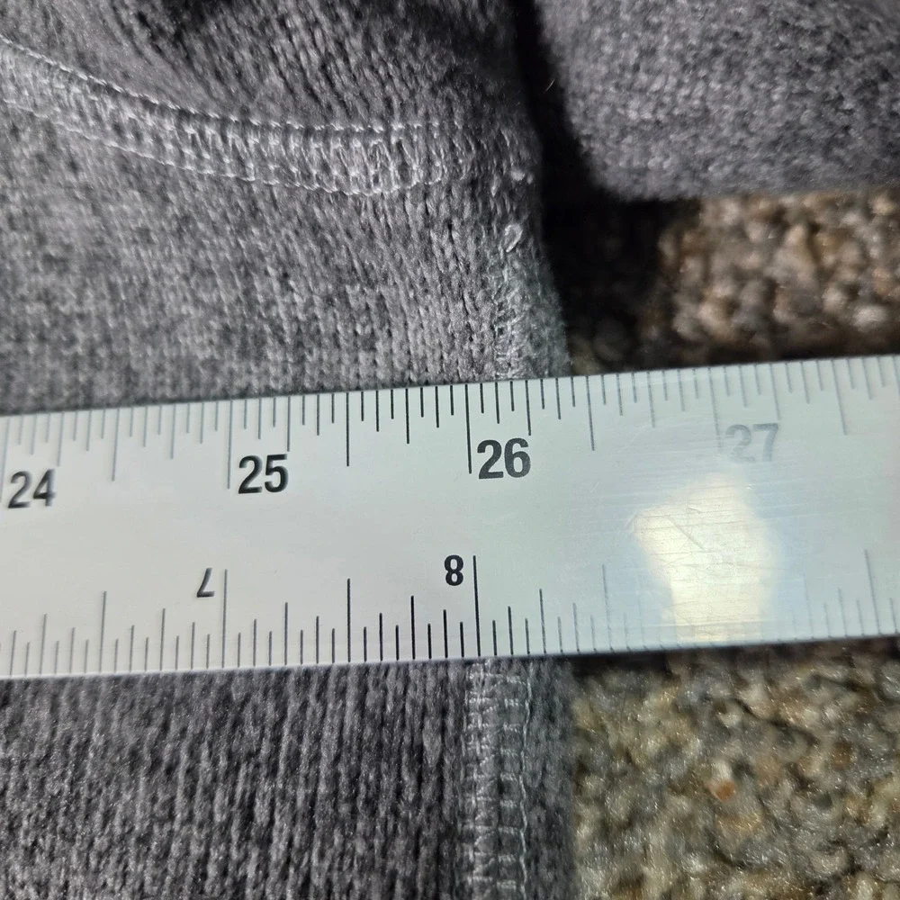 The North Face Gordon Lyons Quarter Zip Fleece Pullover Mens XXL Heather Grey
